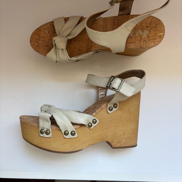 KORKS by Kork-Ease Dawson Wedge Sandals in
Off White Sz 8M - Picture 2 of 8